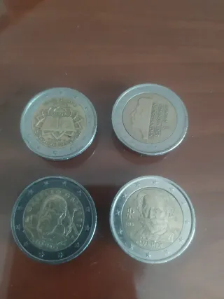 4 Monete Rare 2 Euro