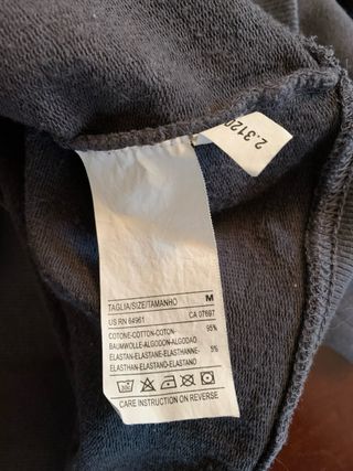 Felpa donna Benetton con cappuccio grigia tg M