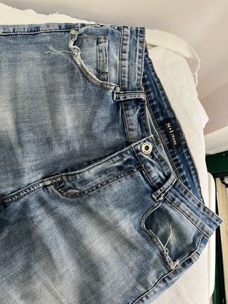 Jeans Uomo Taglia 46 Blu