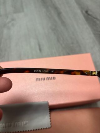 Gafas de sol Miu Miu Tortoise Nuevas