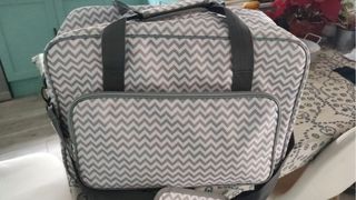 Máquina de coser Singer SM24 con bolso e hilos