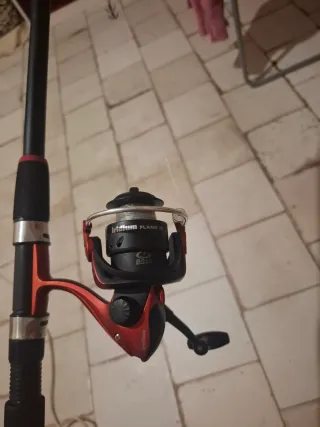 Caña de pescar + señuelo