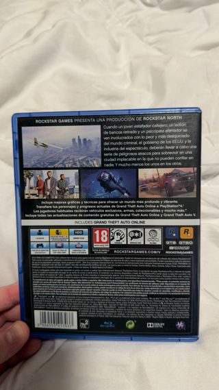 Videojuego GTA V para PS4 y PS5