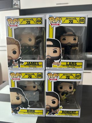 Funko Pop! Metallica 4 Figuras (Disco 72)