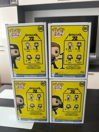 Funko Pop! Metallica 4 Figuras (Disco 72)