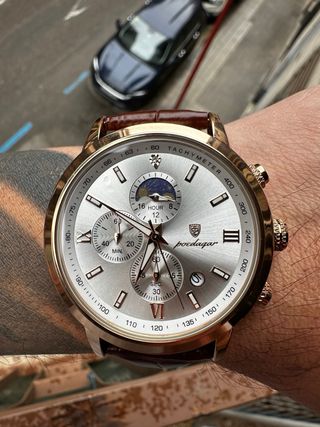 Reloj Poedagar Nuevo Marrón/Dorado