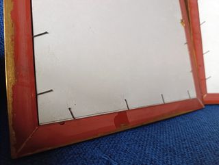 Coppia stampe artistiche con cornice dorata