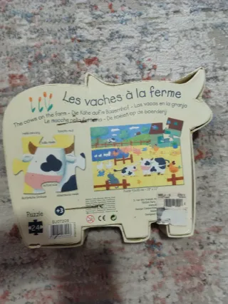 Puzzle de vaca Djeco 24 piezas