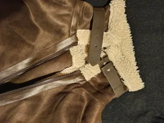 Chaqueta borreguito marrón M