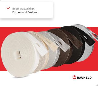 BAUHELD® Cinghia per tende avvolgibili 6 m, 14 mm