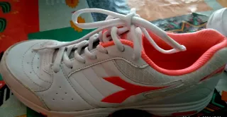 Scarpe Diadora Donna Bianco Arancio