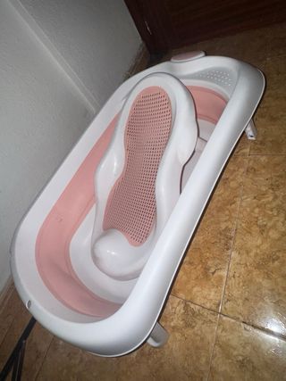 Bañera bebé plegable como nueva