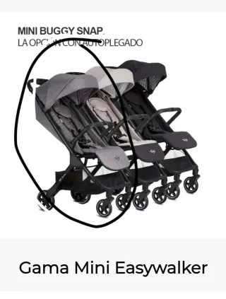 Silla de paseo/viaje gris