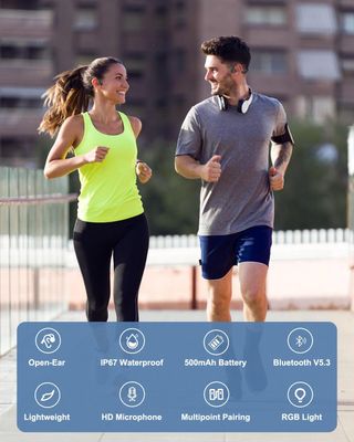 MONODEAL Auriculares de Conducción Ósea, Open Ear