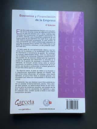Libro Economía y Financiación de la Empresa