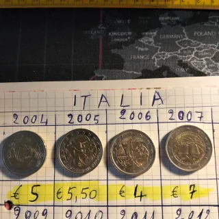 Monete Commemorative Italia 2004-2014
