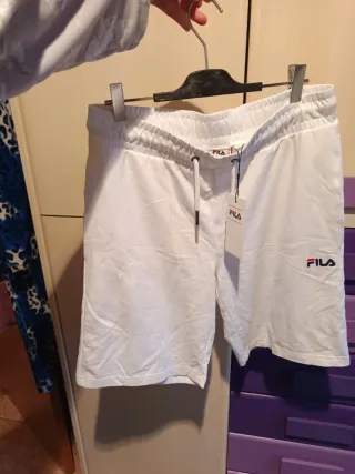 Pantalón corto Fila blanco nuevo