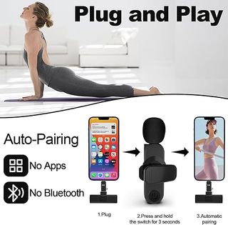 Doppio Microfono Wireless per Smartphone Audio