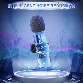 Doppio Microfono Wireless per Smartphone Audio