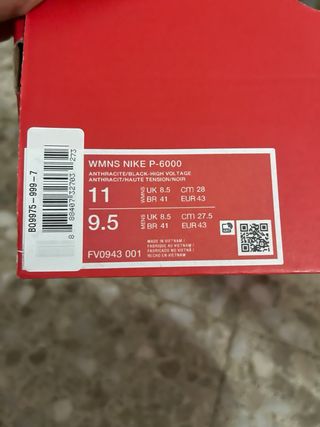 Nike P-6000 Negro Amarillo