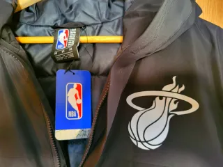 Chaqueta NBA Miami Heat Talla M Negra