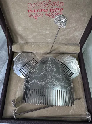 Maximo Betro Peinetas Falleras y Agujas Plata