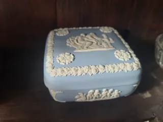 Caja joyero Wedgwood azul