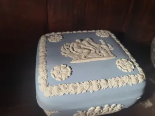 Caja joyero Wedgwood azul