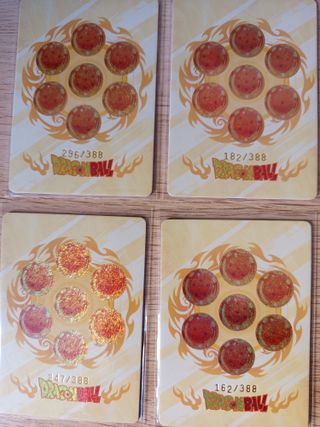 165 Cartas Dragon Ball Luoka