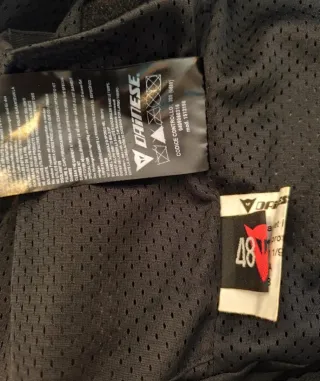 Traje de moto Dainese azul y blanco