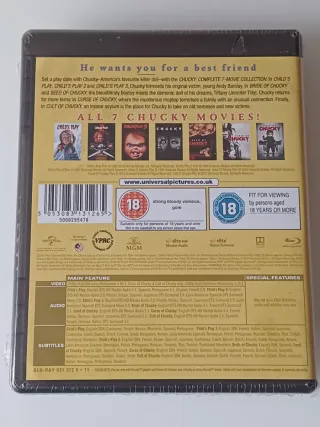 NUEVO PACK 7 Muñeco Diabólico BLURAY