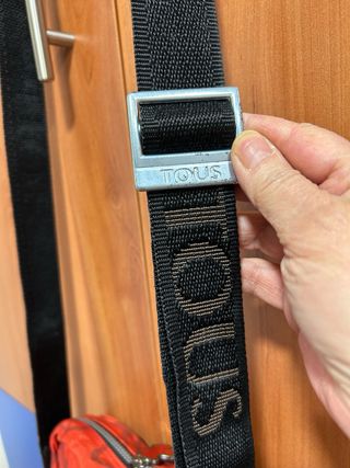 Bolso bandolera Tous original color rojo