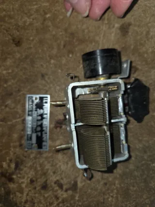 Tandem radio antigua de valvulas