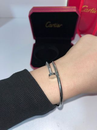 Pulsera Cartier Juste un Clou Plata