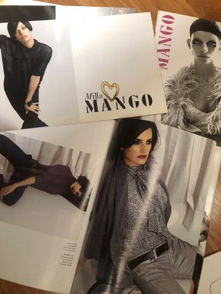 Lote catálogos Mango años 2000