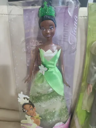 Coppia Bambole Disney La Principessa e il Ranocchi