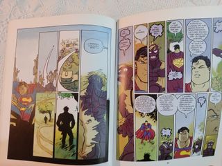 Cómic Superman y la bomba de la paz NOVELA GRÁFICA