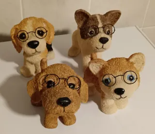 Colección 93 Perros Resina, Plomo, Cristal