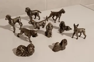 Colección 93 Perros Resina, Plomo, Cristal