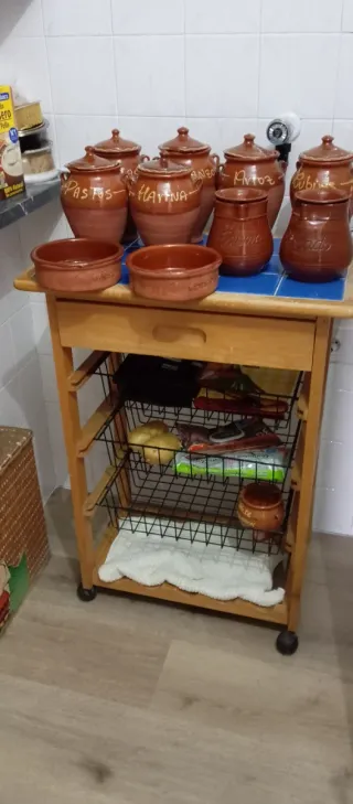 Carrito de cocina con ruedas