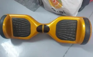 Patinete Hoverboard Dorado
