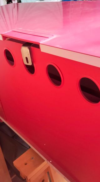 IKEA MOSTORP Mobile TV Rosa Fuori Catalogo