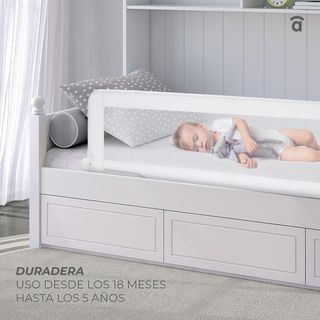 Asalvo Barrera de Cama 2 en 1 de 150 cm para Niño