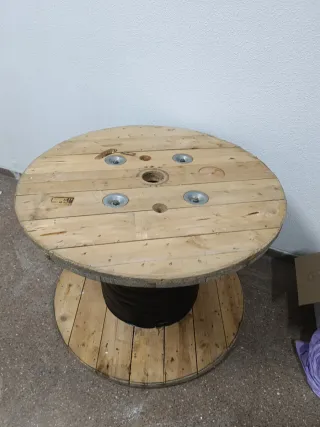 Bobinas de madera para mesa