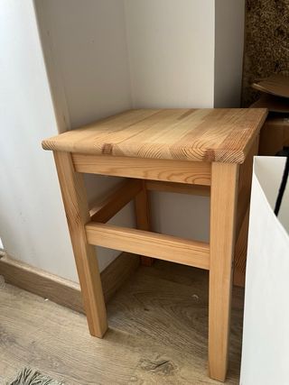 Taburetes de madera Ikea