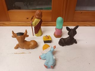 Pessebre, belen pesebre , cabezones