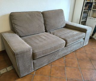 Sofá Kivik 2 plazas Pana Marrón Ikea