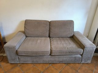 Sofá Kivik 2 plazas Pana Marrón Ikea