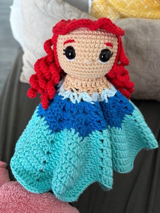 Manta de apego crochet Ariel