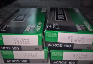 Fujifilm Acros 100 120 Siempre en frigorifico